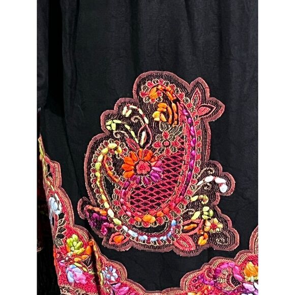 Avani Del Amour 3/4 Sleeve Off the Shoulder Boho Style Dress Size Medium NWT - Picture 4 of 5